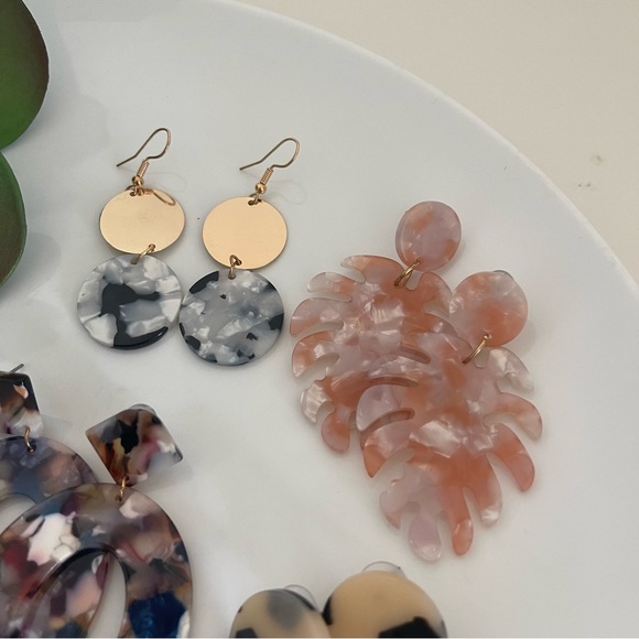 Earring LOT of 6 Fashion Earrings. NWT - Picture 8 of 10